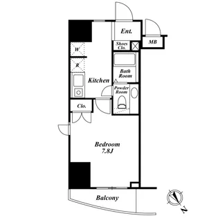プレミアステージ大塚【5階】の間取り