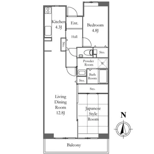KDXレジデンス日吉【3階】の間取り