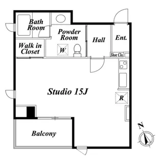 プレミアステージ芝公園【2階】の間取り