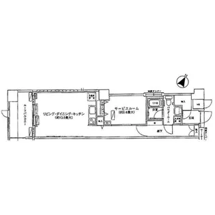 アクロス目黒タワー【5階】の間取り
