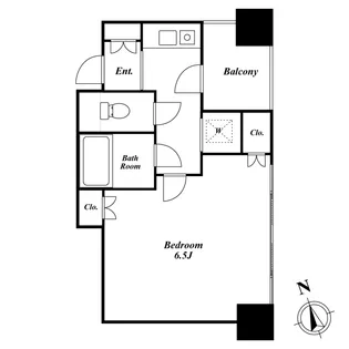 ラングタワー京橋【3階】の間取り