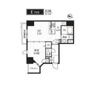 PEAKS神田【3階】の間取り