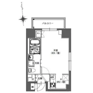La Douceur東神田【6階】の間取り