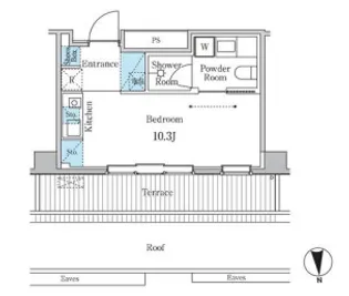 ゲートヒル東京【4階】の間取り