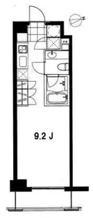 フレンシア麻布十番ノース【8階】の間取り