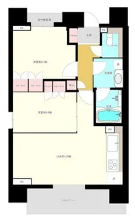ファミールグラン銀座4丁目オーセンティア【6階】の間取り