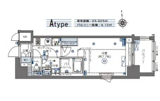 ZOOM四谷左門町【10階】の間取り