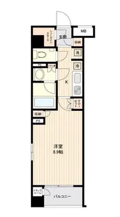 パレステージ文京江戸川橋【2階】の間取り