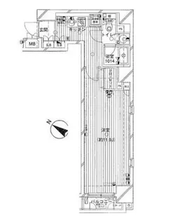 パークウェル市ヶ谷【3階】の間取り