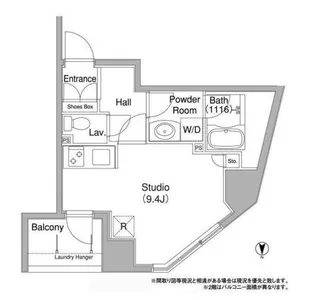 コンフォリア銀座イースト【5階】の間取り