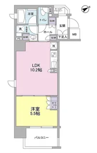 フレアージュ恵比寿【2階】の間取り