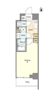 レクシード神楽坂【3階】の間取り