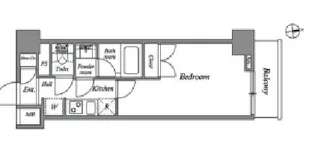 1Kの間取り画像