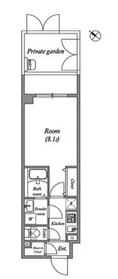 ルネサンスコート新宿余丁町【2階】の間取り