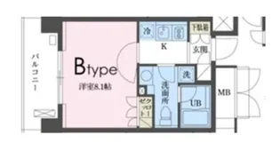 ガレリア東新宿【3階】の間取り