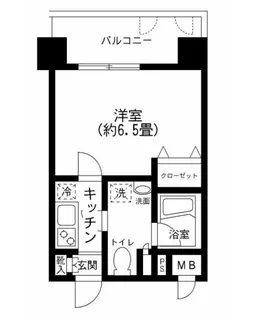 プライムアーバン田町【4階】の間取り
