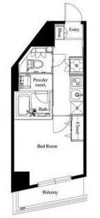 ハーモニーレジデンス早稲田【8階】の間取り