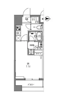 ラドゥセール秋葉原【11階】の間取り