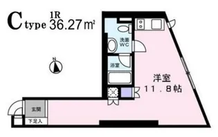 アリス・マナーガーデン銀座ウォーク【7階】の間取り
