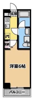 ラ・ヴィスタ西新宿【6階】の間取り