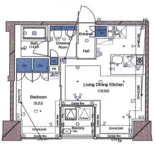 レグノプレミア高輪【10階】の間取り