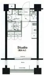 コンフォリア麻布十番【11階】の間取り