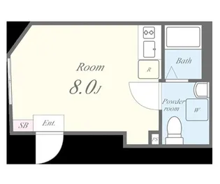 FLレジデンス上野桜苑【2階】の間取り
