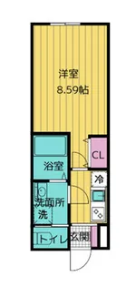 クリオ ラモード神楽坂【2階】の間取り