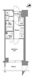 ザ・ケンジントン・レジデンス芝浦【2階】の間取り