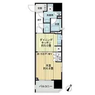 ライオンズアイル赤坂【8階】の間取り