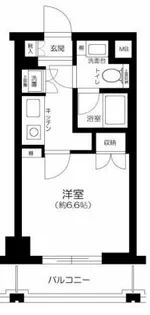 パレステュディオ代々木【5階】の間取り