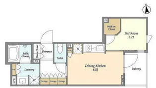 Mトリアノン【2階】の間取り