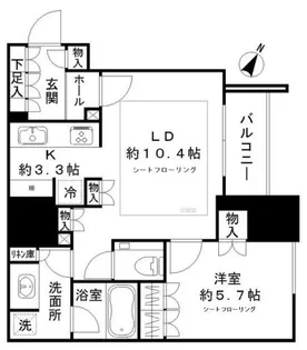 ザ・神宮前レジデンス【7階】の間取り