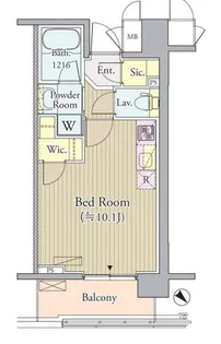 プライムアーバン東中野コート【6階】の間取り