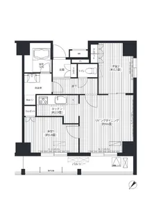 コスモグラン勝どき【3階】の間取り