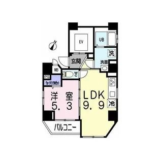サンマルティーノ東麻布【3階】の間取り