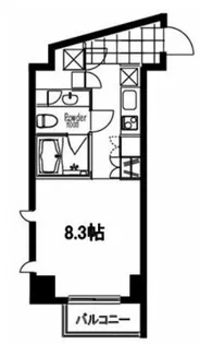 フレンシア麻布十番サウス【6階】の間取り