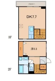 コートヤード表参道の間取り