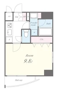 カノンパレス【4階】の間取り