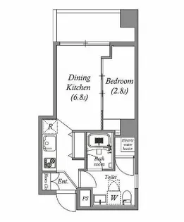 オーパスホームズ芝公園【5階】の間取り