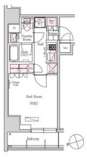 アーバネックス三田【9階】の間取り