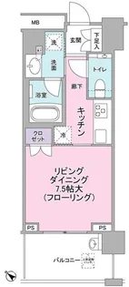 クロスエアタワー【11階】の間取り