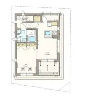 シャンボール北参道【3階】の間取り
