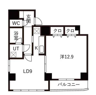 デイジーコート日本橋浜町【10階】の間取り