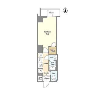 グランサイト千代田秋葉原【7階】の間取り