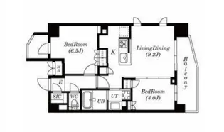 プラチナレジデンス【12階】の間取り