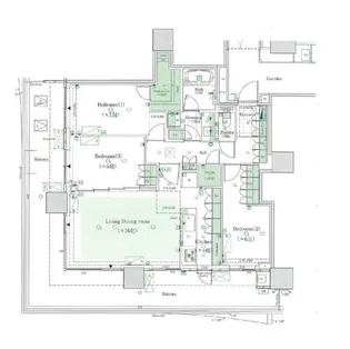 3LDKの間取り画像