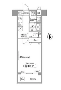 ニッコーアパートメントハウス【1階】の間取り