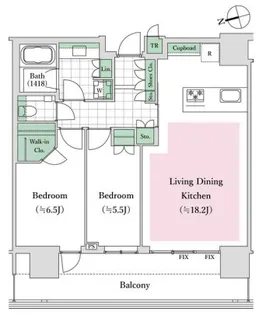 パークコート浜離宮ザタワー【31階】の間取り