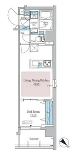 1LDKの間取り画像